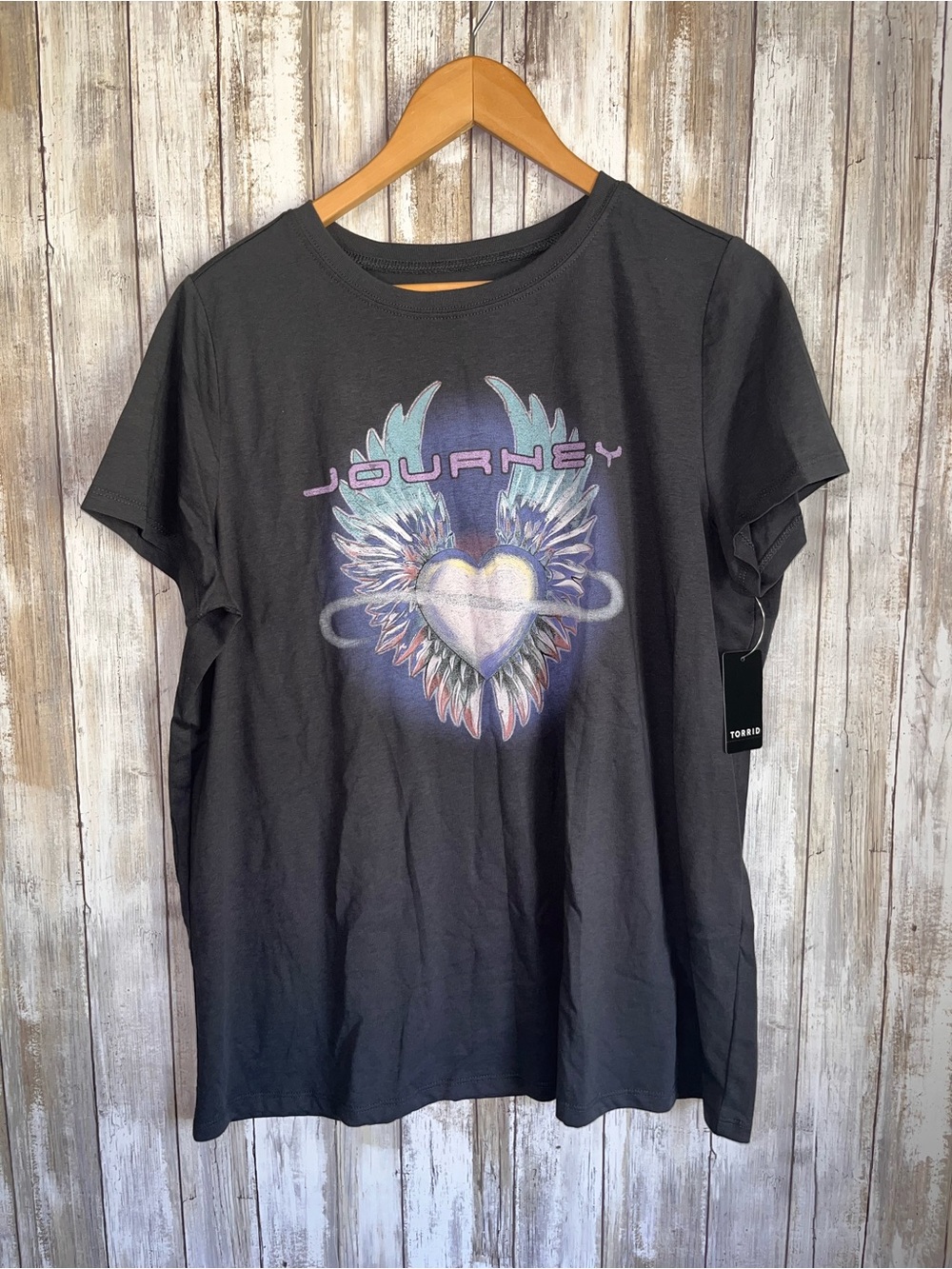NWT Torrid Journey Classic Fit Graphic Tee Vintage Black 00 M L